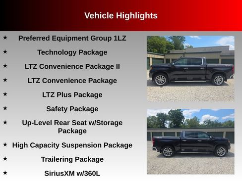 Used 2024 Chevrolet Silverado 1500 LTZ w/ Technology Package AWD/4WD image 7