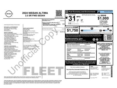 Used 2024 Nissan Altima 2.5 SR