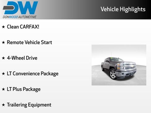 Used 2015 Chevrolet Silverado 1500 LT w/ LT Convenience Package AWD/4WD image 6