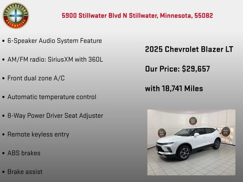 Used 2025 Chevrolet Blazer LT AWD/4WD image 10