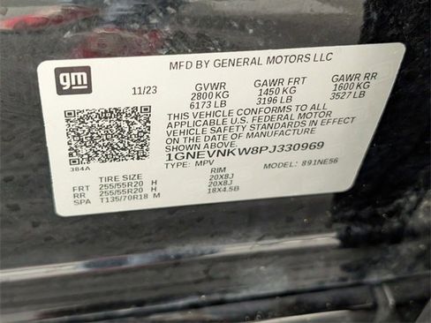 Certified 2023 Chevrolet Traverse High Country w/ LPO, Floor Liner Package image 39