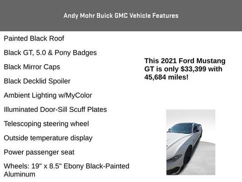 Used 2021 Ford Mustang GT w/ Equipment Group 301A RWD image 14