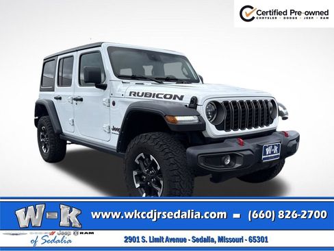 Certified 2025 Jeep Wrangler Unlimited Rubicon AWD/4WD image 1