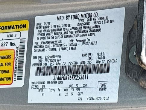Used 2019 Ford Fusion Titanium FWD image 33