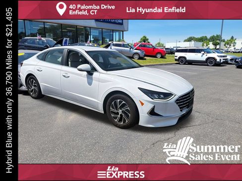 Used 2023 Hyundai Sonata Blue FWD image 1