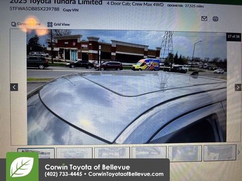 Used 2025 Toyota Tundra Limited w/ TRD Off-Road Package AWD/4WD image 16