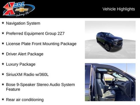 Certified 2023 Chevrolet Tahoe Z71 w/ Luxury Package image 2