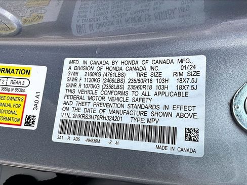 Certified 2024 Honda CR-V EX-L image 14
