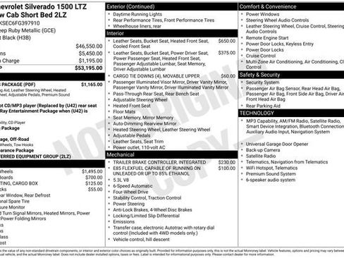 Used 2015 Chevrolet Silverado 1500 LTZ Z71 w/ LTZ Plus Package image 16