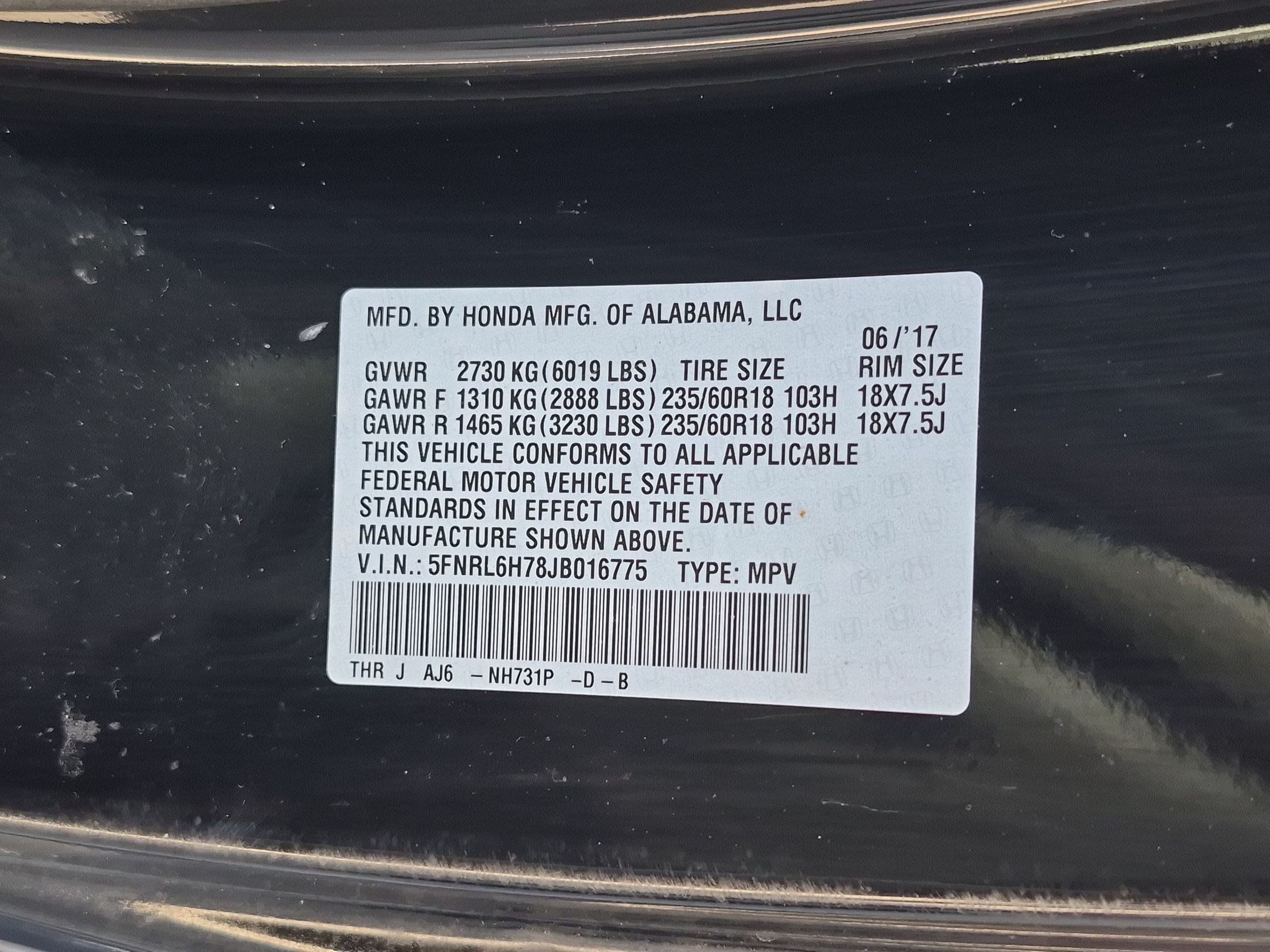 Used 2018 Honda Odyssey EX-L image 33