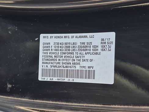 Used 2018 Honda Odyssey EX-L image 33