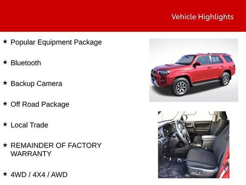 Certified 2024 Toyota 4Runner TRD Off-Road AWD/4WD image 9