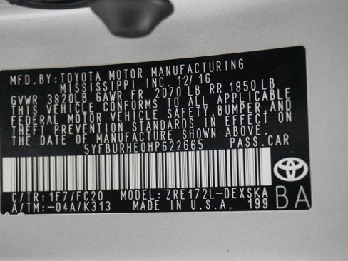 Used 2017 Toyota Corolla SE 50th Anniversary image 27