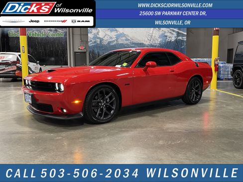 Used 2023 Dodge Challenger R/T w/ Blacktop Package RWD image 1