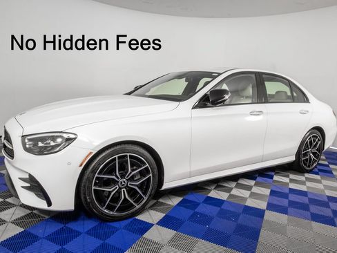 Used 2022 Mercedes-Benz E 350 Sedan w/ AMG Line Exterior image 1