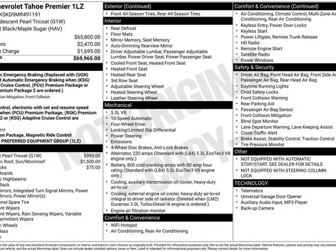 Used 2021 Chevrolet Tahoe Premier image 61