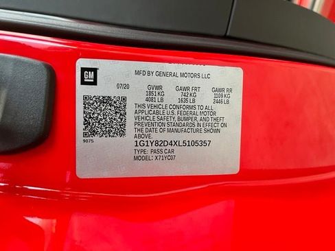 Used 2020 Chevrolet Corvette Stingray Premium Cpe w/ 3LT Preferred Equipment Group RWD image 17