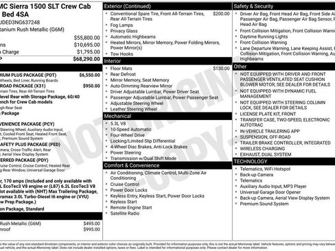 Certified 2022 GMC Sierra 1500 SLT w/ SLT Premium Plus Package AWD/4WD image 29