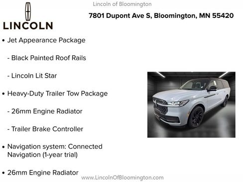 New 2025 Lincoln Navigator L Reserve w/ Jet Appearance Package image 9