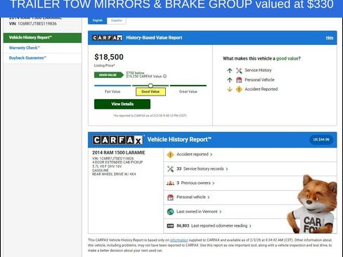 Used 2014 RAM 1500 Laramie image 11