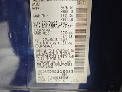 Certified 2022 Nissan Pathfinder SL image 31