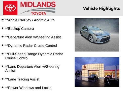 Used 2026 Toyota Camry LE FWD image 2