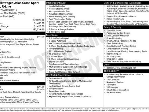 Used 2024 Volkswagen Atlas Cross Sport SEL R-Line AWD/4WD image 40