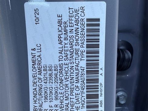 New 2025 Honda Accord SE image 32