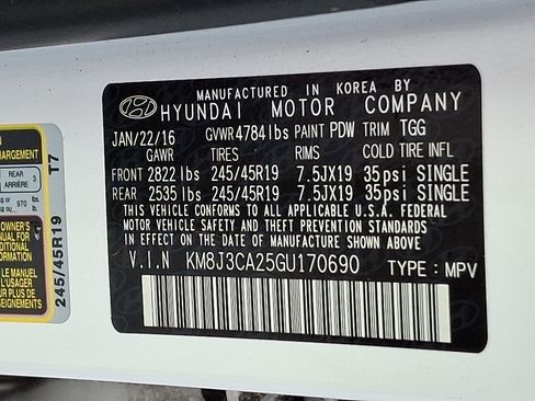 Used 2016 Hyundai Tucson Sport AWD/4WD image 27