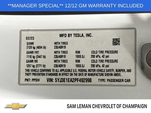 Used 2023 Tesla Model 3 Standard Range RWD image 30