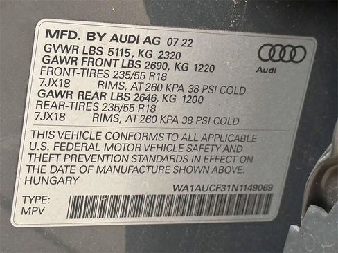 Used 2022 Audi Q3 2.0T Premium image 31