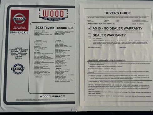 Used 2022 Toyota Tacoma SR image 11
