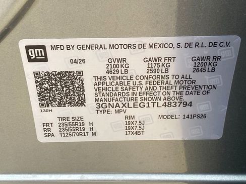 New 2026 Chevrolet Equinox RS w/ Convenience Package III FWD image 31