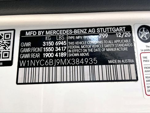 Certified 2021 Mercedes-Benz G 550 image 38