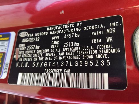 Used 2020 Kia Optima S FWD image 33