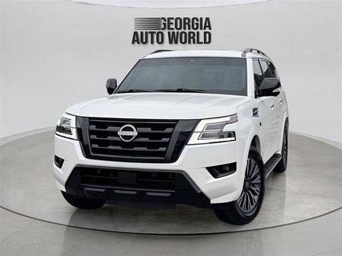 Used 2022 Nissan Armada SL w/ Midnight Edition Package RWD image 1
