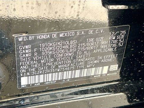 New 2026 Honda HR-V LX image 32