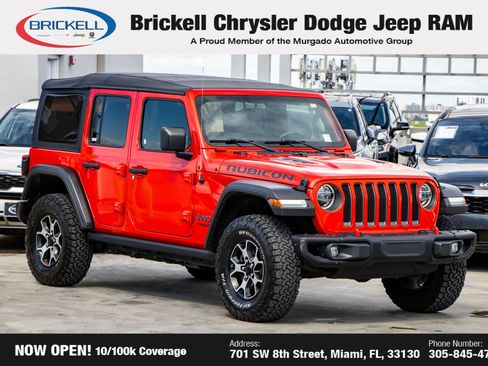 Used 2021 Jeep Wrangler Unlimited Rubicon w/ Steel Bumper Group image 3
