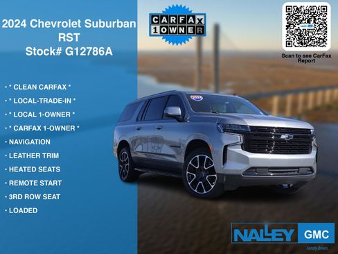 Used 2024 Chevrolet Suburban RST w/ Luxury Package image 7