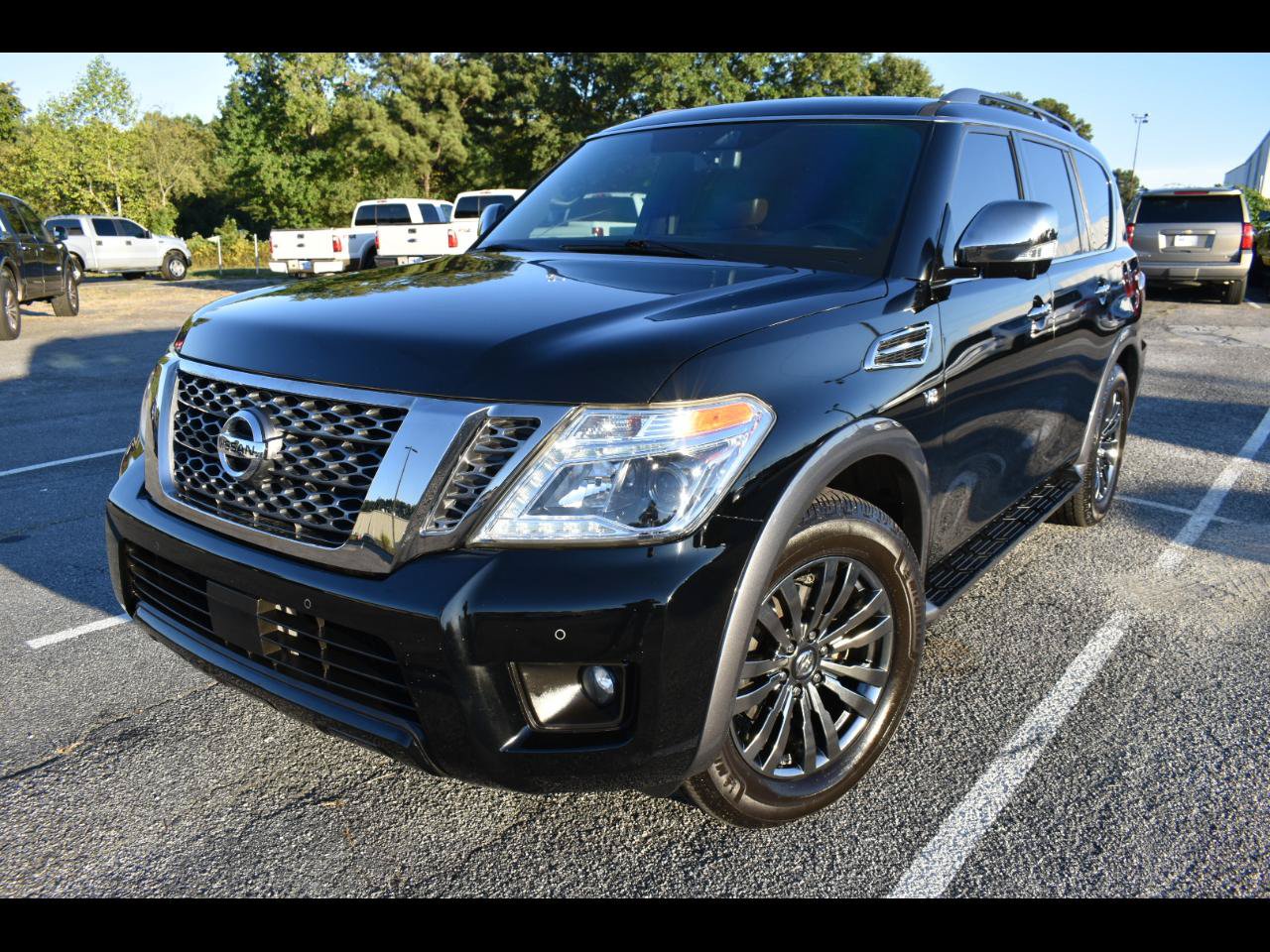 Used 2018 Nissan Armada Platinum w/ Captain Seat Package AWD/4WD image 1