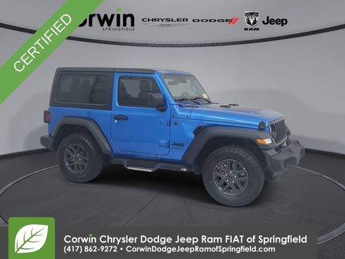Certified 2024 Jeep Wrangler Sport AWD/4WD image 1