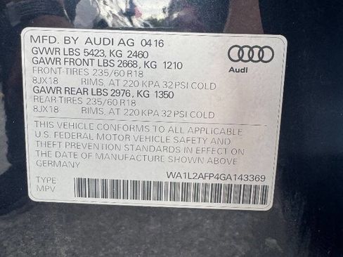 Used 2016 Audi Q5 2.0T Premium Plus w/ Technology Package AWD/4WD image 10