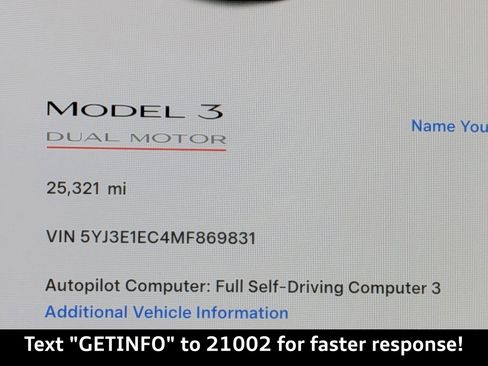 Used 2021 Tesla Model 3 Performance image 35