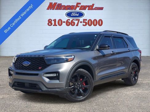 Certified 2021 Ford Explorer ST w/ Equipment Group 401A AWD/4WD image 1