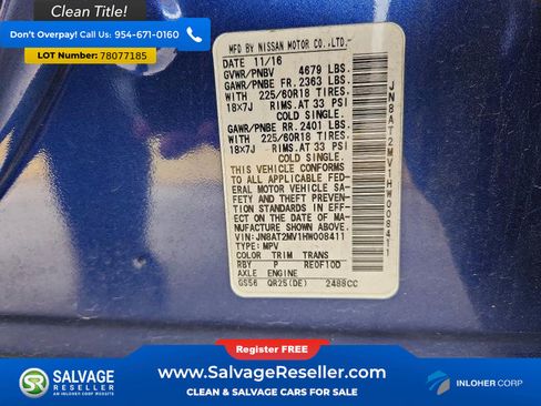 Used 2017 Nissan Rogue SL w/ SL Premium Package image 17