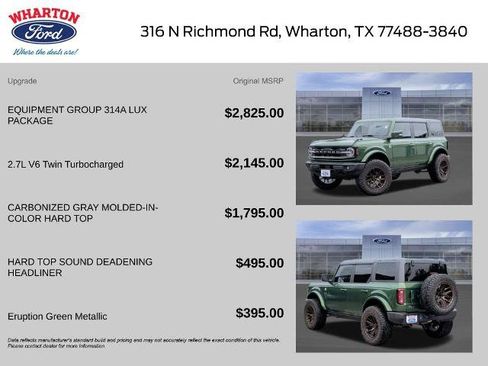 Certified 2025 Ford Bronco Outer Banks AWD/4WD image 2