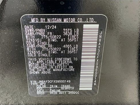 New 2025 Nissan Armada Platinum Reserve image 22