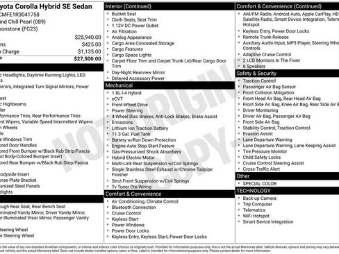 Used 2024 Toyota Corolla SE image 34