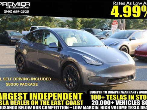 Used 2021 Tesla Model Y Long Range AWD/4WD image 1