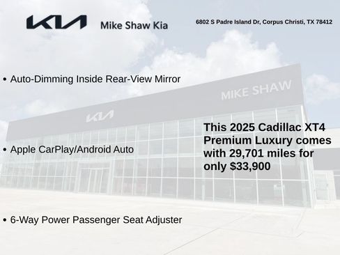 Used 2025 Cadillac XT4 Premium Luxury FWD image 5